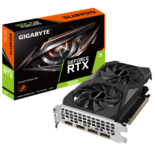 Видеокарта GIGABYTE GV-N3050WF2-6GD Видеокарта GIGABYTE GV-N3050WF2-6GD
