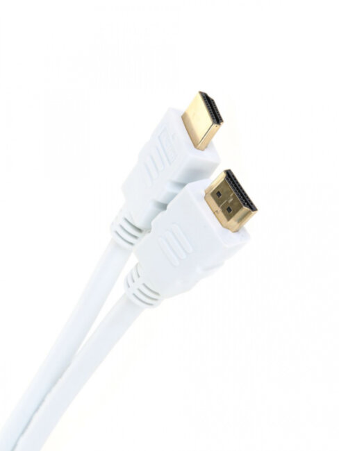 Кабель HDMI 19M/M ver 2.0, 3М, белый  Aopen <ACG711W-3M> AOpen HDMI (m) - HDMI (m) 3м