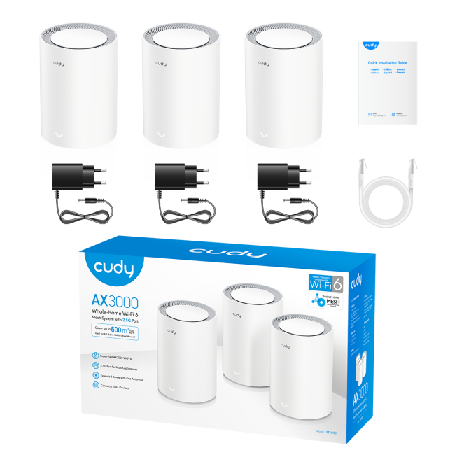 Wi-Fi Mesh-система Cudy M1800(3-Pack)