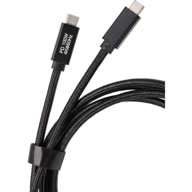 Кабель USB 3.1 Type Cm -- Cm  IC 5А 20Gbs длина 2M, Telecom <TC420B-2M> черный VCOM TC420B-2M