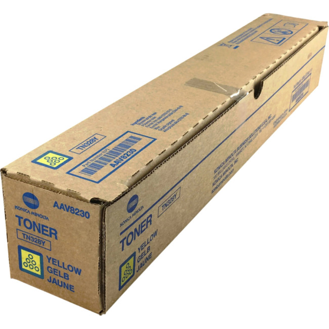 Тонер TN328Y желтый Konica Minolta TN-328Y