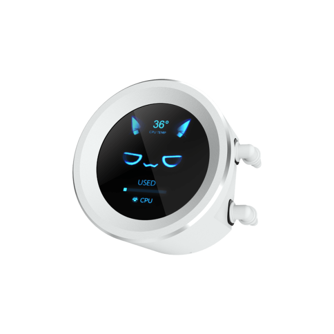 Водяное охлаждение для процессора SAMA Q60 White Q60-WHWANNO3-G Водяное охлаждение для процессора SAMA Q60 White Q60-WHWANNO3-G