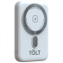 Портативный аккумулятор TOLT Seg KW109 White, 10000mAh, 22,5W, fast charging and PD, wireless, magnetic, white, CCC TOLT KW109 White Портативный аккумулятор TOLT Seg KW109 White, 10000mAh, 22,5W, fast charging and PD, wireless, magnetic, white, CCC TOLT KW109 White
