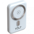 Портативный аккумулятор TOLT Seg KW109 White, 10000mAh, 22,5W, fast charging and PD, wireless, magnetic, white, CCC TOLT KW109 White Портативный аккумулятор TOLT Seg KW109 White, 10000mAh, 22,5W, fast charging and PD, wireless, magnetic, white, CCC TOLT KW109 White