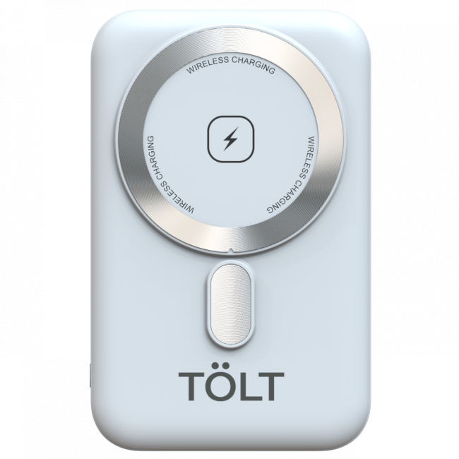 Портативный аккумулятор TOLT Seg KW109 White, 10000mAh, 22,5W, fast charging and PD, wireless, magnetic, white, CCC TOLT KW109 White Портативный аккумулятор TOLT Seg KW109 White, 10000mAh, 22,5W, fast charging and PD, wireless, magnetic, white, CCC TOLT KW109 White