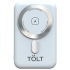 Портативный аккумулятор TOLT Seg KW109 White, 10000mAh, 22,5W, fast charging and PD, wireless, magnetic, white, CCC TOLT KW109 White Портативный аккумулятор TOLT Seg KW109 White, 10000mAh, 22,5W, fast charging and PD, wireless, magnetic, white, CCC TOLT KW109 White