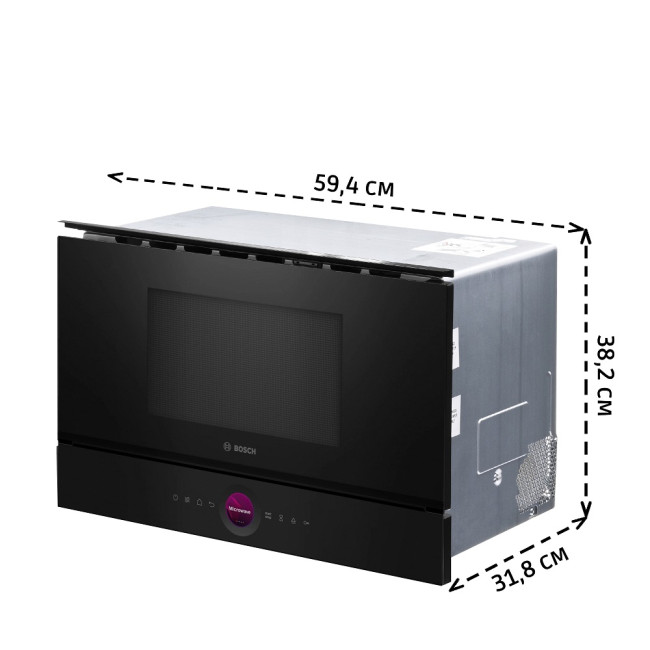 Встраиваемые микроволновые печи BOSCH Bosch BFR7221B1 Встраиваемые микроволновые печи BOSCH Bosch BFR7221B1