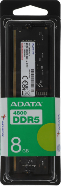 Память DDR5 8GB 4800MHz ADATA AD5U48008G-S Память DDR5 8GB 4800MHz ADATA AD5U48008G-S
