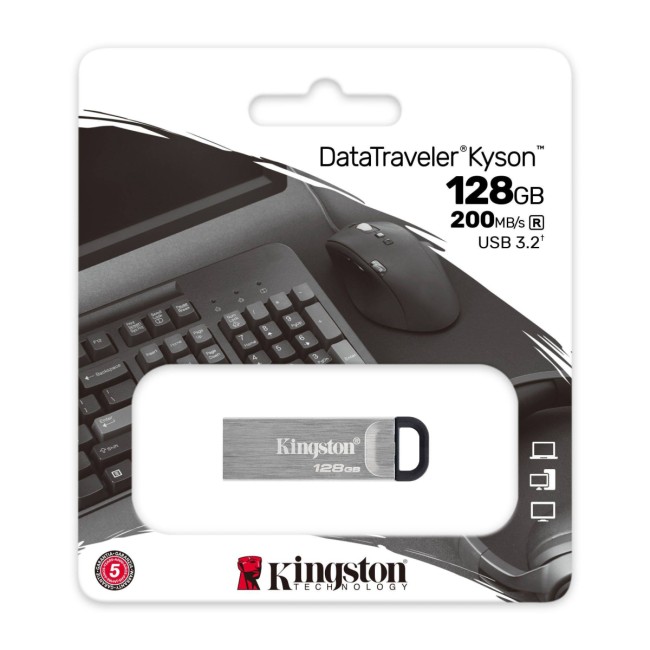 Флэш USB Kingston 128GB USB3.2 Gen 1 DataTraveler Kyson Kingston DTKN/128GB