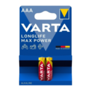 Батарейка Varta LONGLIFE MAX POWER (MAX TECH) LR03 AAA BL2 Alkaline 1.5V (4703) (2/20/100) VARTA 4703101412