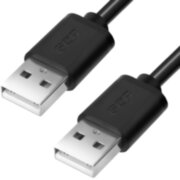 Greenconnect Кабель 2.0m USB 2.0, AM/AM, черный, 28/28 AWG, экран, армированный, морозостойкий, GCR-UM5M-BB2S-2.0m Greenconnect USB 2.0 Type-AM - USB 2.0 Type-AM 2м