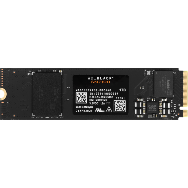 Твердотельные накопители WD Black SN7100 (WDS100T4X0E) Твердотельные накопители WD Black SN7100 (WDS100T4X0E)