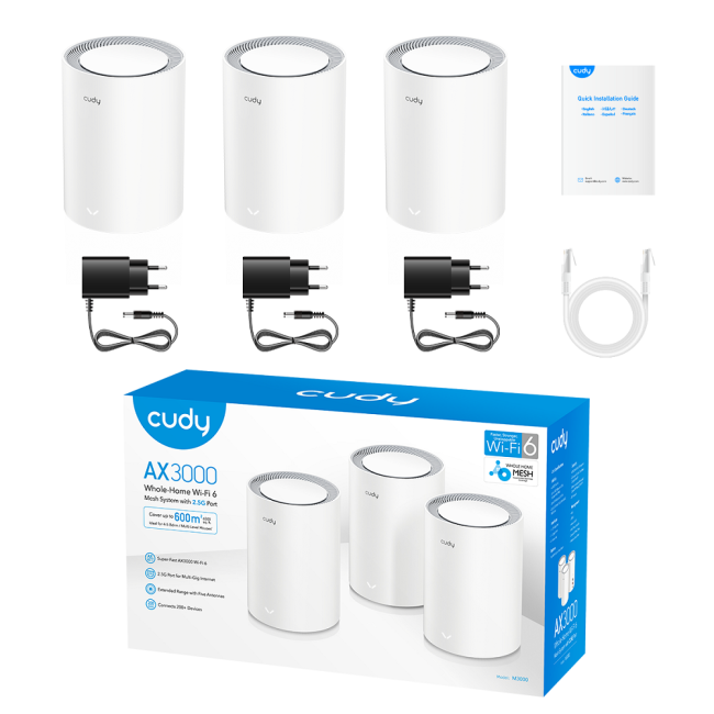 Wi-Fi Mesh-система Cudy M3000(2-Pack)