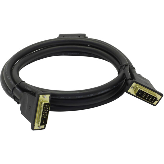Кабель Vention DVI-D Dual link 25M/25M с ферритовым фильтром - 2м. Vention EAABH Кабель Vention DVI-D Dual link 25M/25M с ферритовым фильтром - 2м. Vention EAABH
