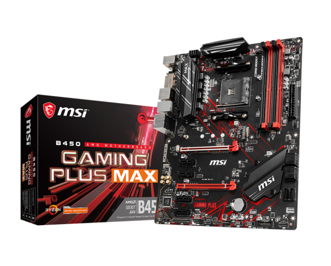 Материнская плата MSI B450 GAMING PLUS MAX Материнская плата MSI B450 GAMING PLUS MAX