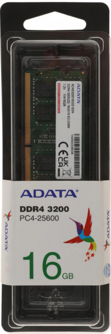 Память DDR4 16Gb 3200MHz ADATA AD4S320016G22-SGN Память DDR4 16Gb 3200MHz ADATA AD4S320016G22-SGN
