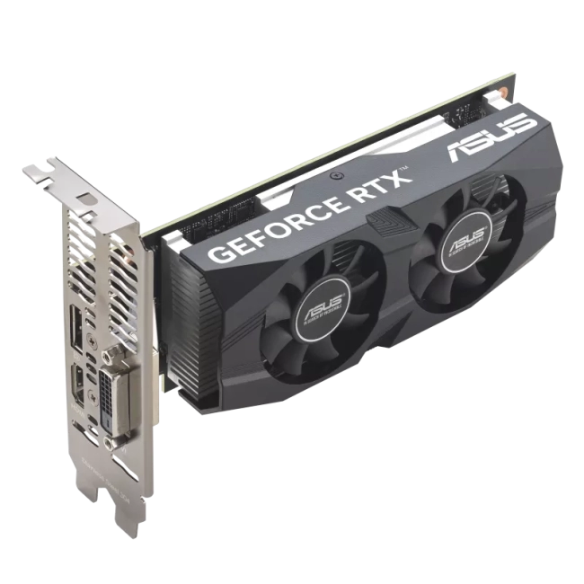 Видеокарта ASUS RTX3050-O6G-LP-BRK Видеокарта ASUS RTX3050-O6G-LP-BRK