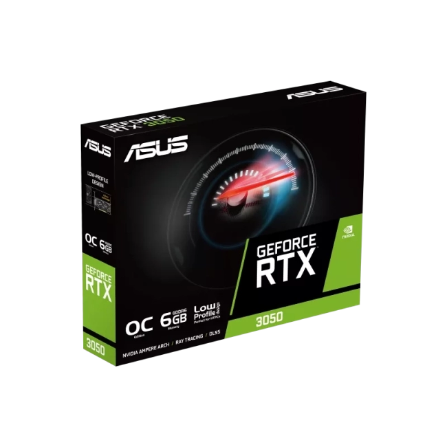 Видеокарта ASUS RTX3050-O6G-LP-BRK Видеокарта ASUS RTX3050-O6G-LP-BRK