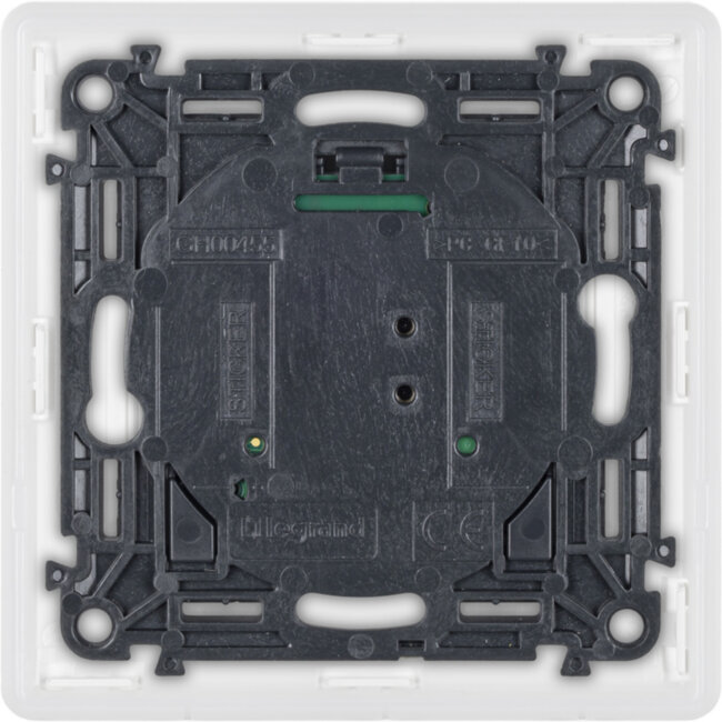 Legrand smart home system Умный беспроводной выключатель Legrand серия Valena Life with NETATMO, Цвет Белый. Выключатель 2-клавишный, Управление со смартфона, Zigbee 2,4 ГГц. Рамка в комплекте.