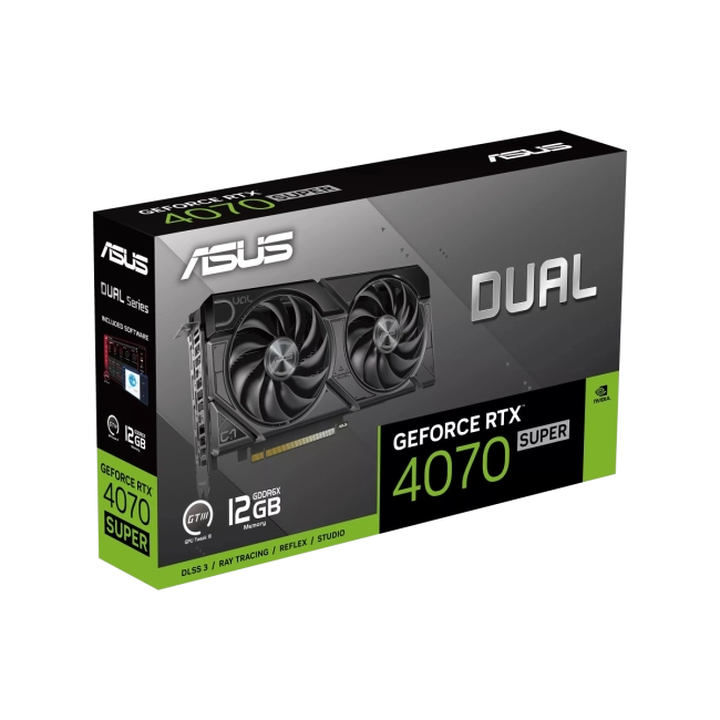 Видеокарта ASUS DUAL-RTX4070S-12G-EVO 90YV0KC1-M0NA00 Видеокарта ASUS DUAL-RTX4070S-12G-EVO 90YV0KC1-M0NA00