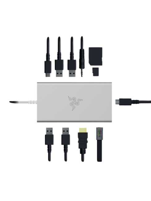 Док-станция Razer USB-C Dock - Mercury White Razer RC21-02250200-R3M1
