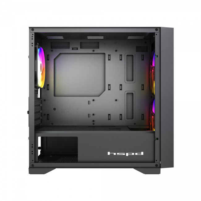 Корпус без блока питания HSPD M334-TGBK-ARGB Корпус без блока питания HSPD M334-TGBK-ARGB