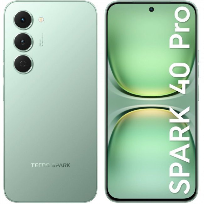 Смартфон Tecno Spark 40 Pro (KM6 256+8 BAMBOO GREEN) Смартфон Tecno Spark 40 Pro (KM6 256+8 BAMBOO GREEN)