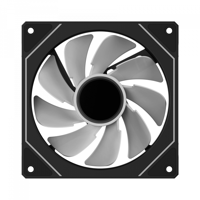 Кулер для корпуса Ocypus Gamma-F12-BK1AM01X-GL Кулер для корпуса Ocypus Gamma-F12-BK1AM01X-GL