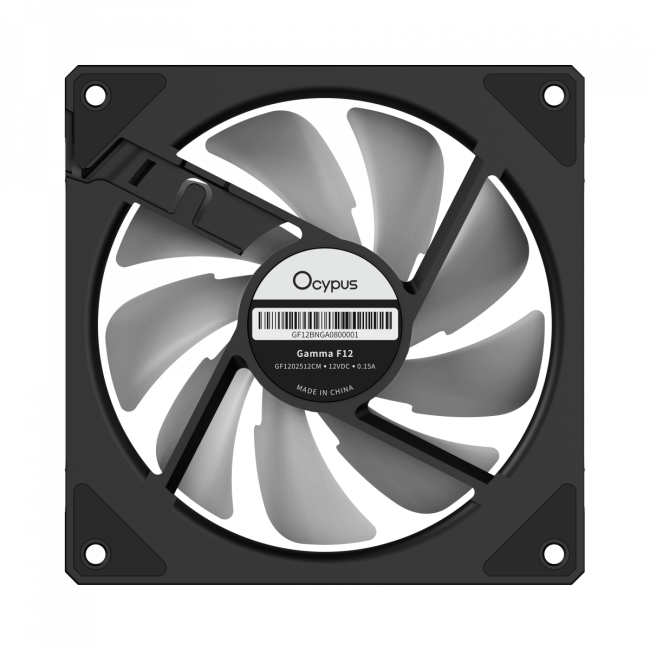 Кулер для корпуса Ocypus Gamma-F12-BK1AM01X-GL Кулер для корпуса Ocypus Gamma-F12-BK1AM01X-GL