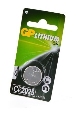 Литиевая дисковая батарейка GP Lithium CR2025 - 1 шт. в блистере GP 4891199003714 Литиевая дисковая батарейка GP Lithium CR2025 - 1 шт. в блистере GP 4891199003714