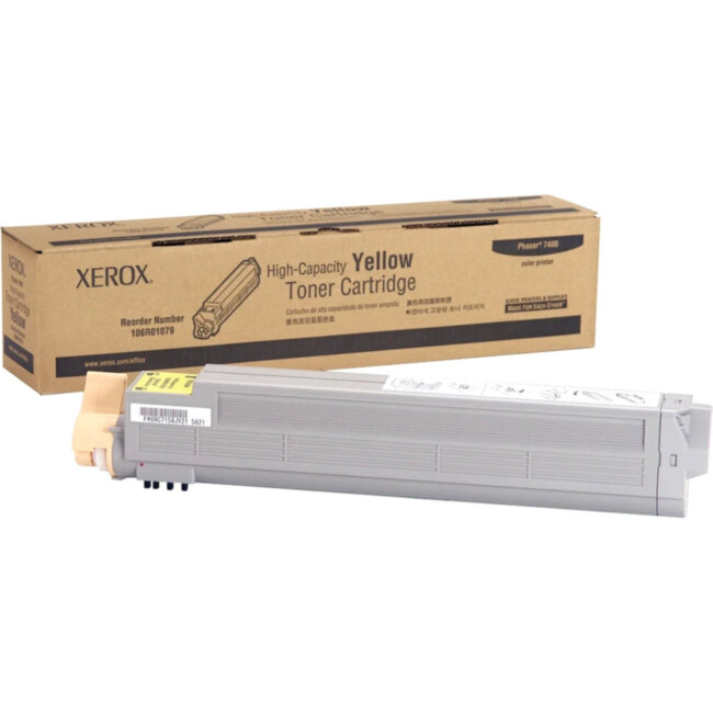 ТОНЕР-КАРТРИДЖ ЖЕЛТЫЙ PH 7400, 18K Xerox 106R01079 ТОНЕР-КАРТРИДЖ ЖЕЛТЫЙ PH 7400, 18K Xerox 106R01079