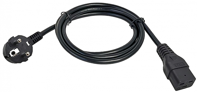 ITK Кабель электропитания PDU 3х1,5 2М C19-Schuko ITK PC-C19D-2M