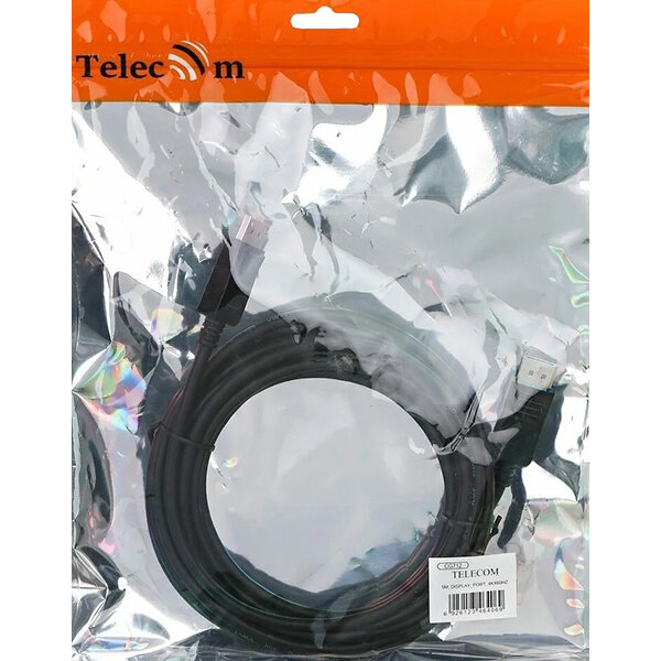Кабель соединительный DP-DP 1.2V 4K@60Hz 5м Telecom <CG712-5M> VCOM CG712-5M Кабель соединительный DP-DP 1.2V 4K@60Hz 5м Telecom <CG712-5M> VCOM CG712-5M