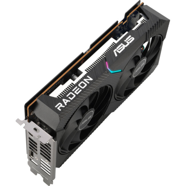 Видеокарта ASUS DUAL-RX6400-4G (90YV0H90-M0NA00) Видеокарта ASUS DUAL-RX6400-4G (90YV0H90-M0NA00)