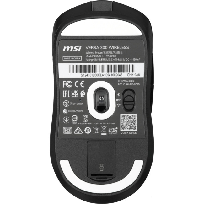Мышь MSI VERSA 300 W MS-8ZBD (S12-4301260-CLA) Мышь MSI VERSA 300 W MS-8ZBD (S12-4301260-CLA)