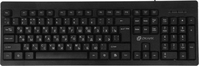 Клавиатура Oklick 95M черный USB (1788106) Oklick 1788106 Клавиатура Oklick 95M черный USB (1788106) Oklick 1788106