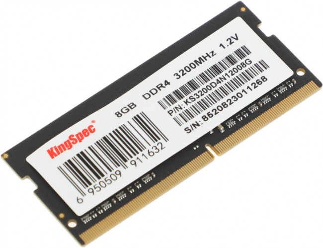 Память DDR4 8GB 3200MHz SHENZHEN KINGSPEC ELECTRONICS TECHNOLOGY CO LTD KS3200D4N12008G Память DDR4 8GB 3200MHz SHENZHEN KINGSPEC ELECTRONICS TECHNOLOGY CO LTD KS3200D4N12008G