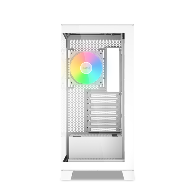 Корпус ПК без блока питания SAMA V50 White V50-WHADA4X1-GL