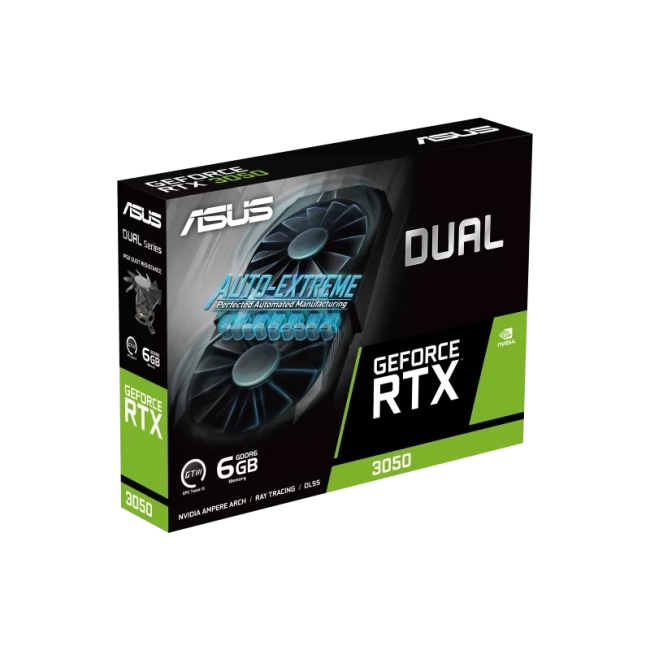 Видеокарта ASUS DUAL-RTX3050-O6G Видеокарта ASUS DUAL-RTX3050-O6G