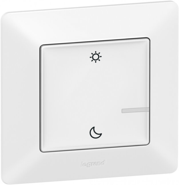 VLN-l БЕЛ Выкл "День/Ночь" б/п Умный беспроводной сценарный выключатель "День/Ночь". Цвет Белый