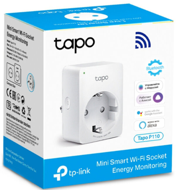 Умная розетка TP-Link Mini Wi-Fi smart plug