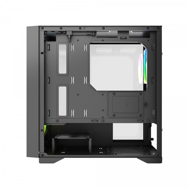 Корпус без блока питания HSPD M335-TGBK-ARGB