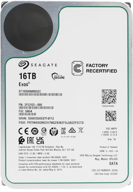 Жесткий диск Seagate ST16000NM002C Жесткий диск Seagate ST16000NM002C