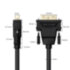 GCR Кабель 10.0m HDMI-DVI черный, OD8.0mm, 28/26 AWG, позолоченные контакты, 19M / 25M Dual Link, тройной экран, 44-050624 Greenconnect HDMI (m) - DVI-D (m)