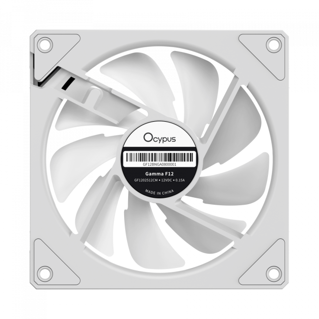 Кулер для корпуса Ocypus Gamma-F12-WH1AM01X-GL Кулер для корпуса Ocypus Gamma-F12-WH1AM01X-GL