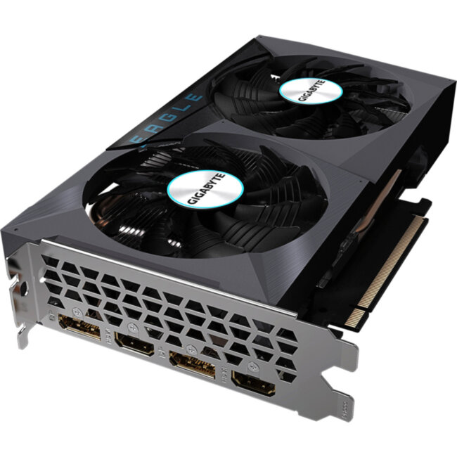 Видеокарта Gigabyte GeForce RTX 3050 (GV-N3050EAGLE OC-8GD) Видеокарта Gigabyte GeForce RTX 3050 (GV-N3050EAGLE OC-8GD)