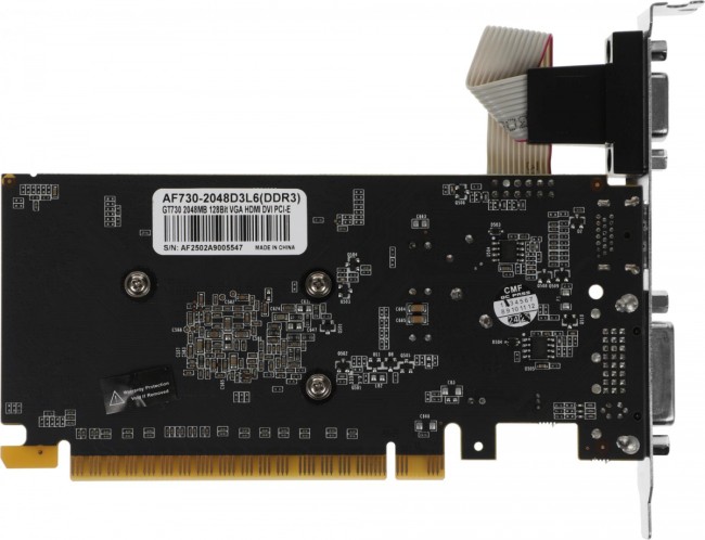Видеокарта AFOX CORPORATION AF730-2048D3L6 Видеокарта AFOX CORPORATION AF730-2048D3L6