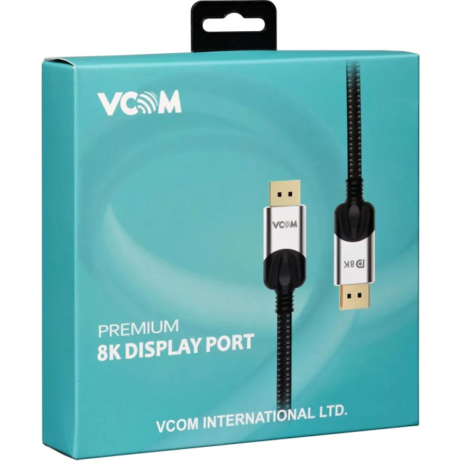Кабель соединительный DISPLAY PORT v1.4, 8K@60Hz, 2m VCOM <CG635-2M> VCOM CG635-2M