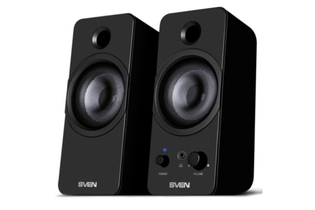 SVEN 430, чёрный, USB, акустическая система 2.0, мощность 2x3 Вт(RMS) SVEN 430 SVEN 430, чёрный, USB, акустическая система 2.0, мощность 2x3 Вт(RMS) SVEN 430