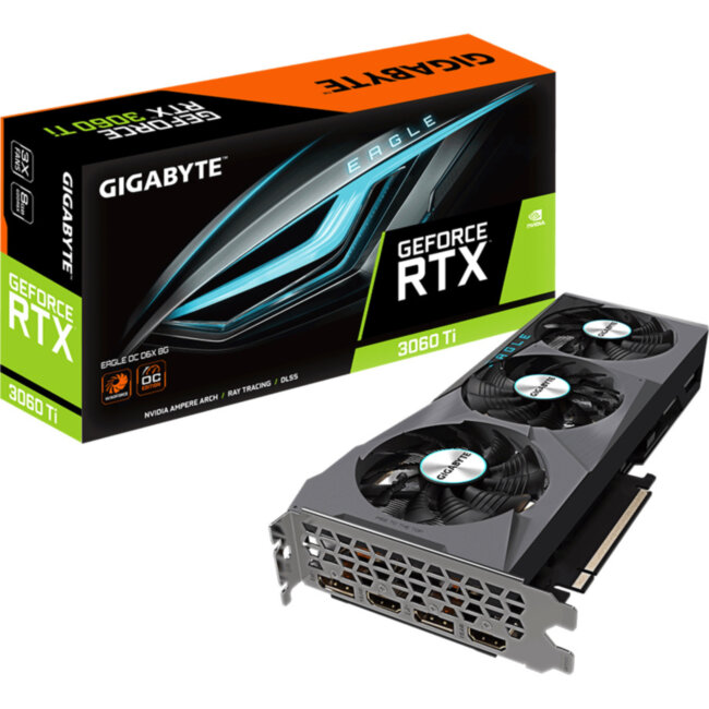 Видеокарта GeForce RTX 3060 Ti EAGLE (GV-N306TXEAGLE OC-8GD) Видеокарта GeForce RTX 3060 Ti EAGLE (GV-N306TXEAGLE OC-8GD)